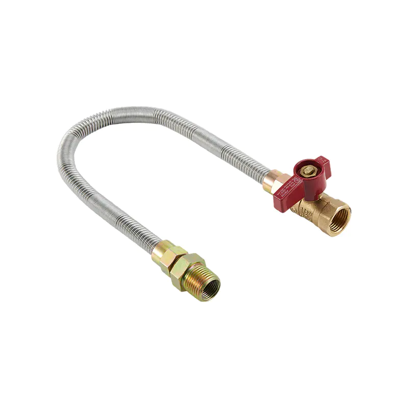 Conector de gaz fără fluier din oțel inoxidabil DN12